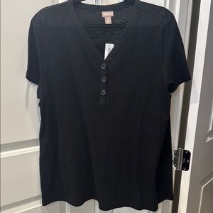 Chico’s Women’s Black Top